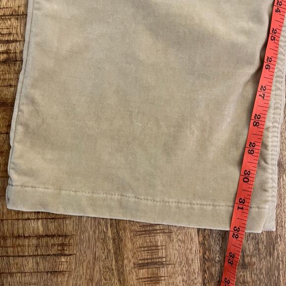 Escada Sport Womens Velvet Pants 10 Kate Bootcut Italy Stretch Holiday Beige - Picture 16 of 16